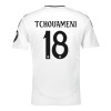 Officiële Voetbalshirt Real Madrid Tchouameni 18 Thuis 2024-25 - Heren